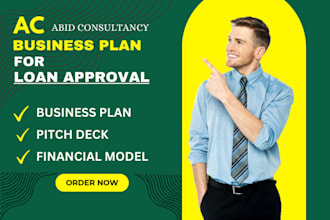 be a business plan writer for loan approval