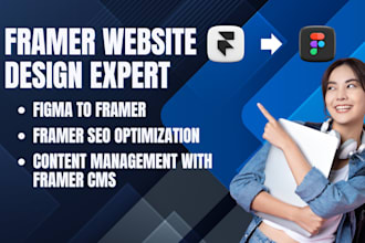 design framer website, framer landing page, figma to framer, framer developer