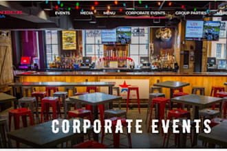 build an event conference website booking website with wordpress
