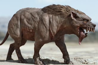 create cgi 3d animal model 3d animal rigging 3d lego model 3d cute dog model