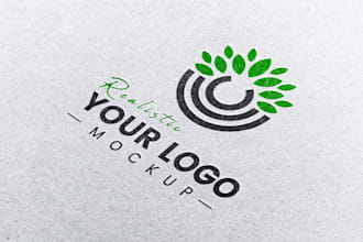 do landscape eco hemp agriculture farm organic logo