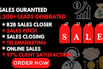 be your b2b sales closer linkedin lead gen, high ticket appointments
