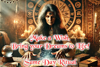 cast instant powerful fast working spell for all situations, wish spell in 20hrs