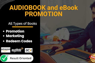 promote amazon acx or audible audiobook