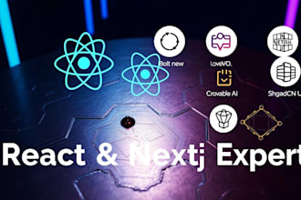 build react nexjs using bolt new, lovable, vo, cursor ai, shadcn ui, supabase