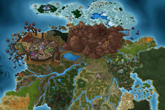 design your ultimate fantasy map for games, books, dnd, rpgs, board games