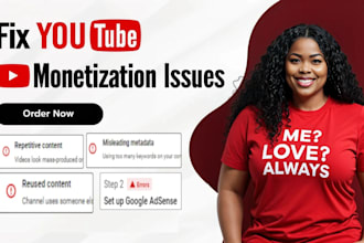 fix youtube monetization issues copyright and adsense problem reused content