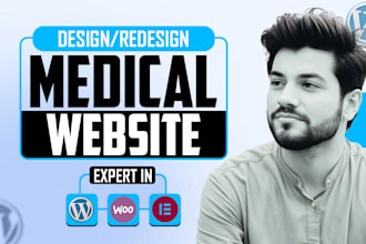 design medical, doctor and health care wordpress website