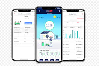 build solar management app, electricity app, energy management app