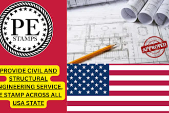 license architect structural engineeer pe stamp in alabama illinois california