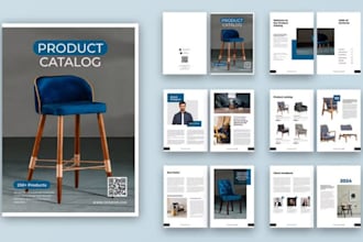 design luxury retail furniture realestate business sales product catalog booklet