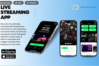 develop live streaming app video streaming app streaming website streaming app