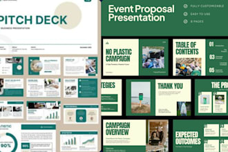 do modern canva animated presentation powerpoint landing page website pitch deck