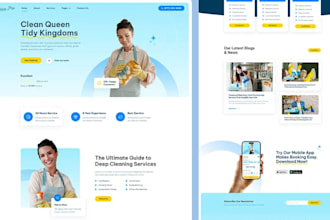 build commercial cleaning website, house cleaning website commercial clean leads