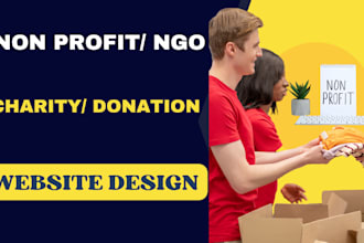 design non profit charity website donation fundraising 501c3 ngo wpgive website
