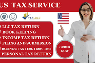 prepare and e file USA tax returns business , personal, corporate and llc