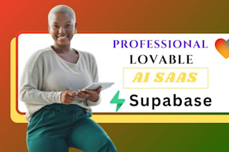 build or enhance an ai web app or saas mvp using lovable and supabase