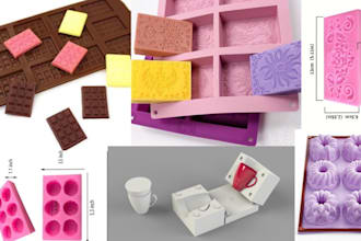 3d chocolate mold design silicone mold for soap toy jewelry step file solidworks