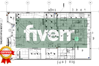 draw mep structural engineering drawings, floor plan in autocad