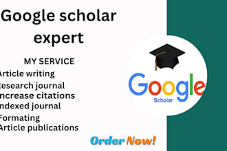 write and publish research article google scholar journal publication