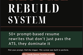 give you chatgpt résumé prompts to go from  unemployable to unforgettable