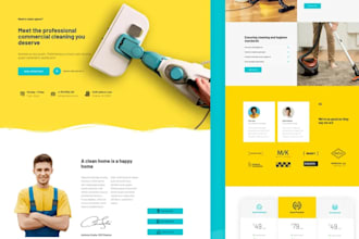 cleaning service website, house cleaning, office cleaning website, booking koala