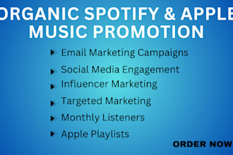 create email marketing campaign to promote apple music