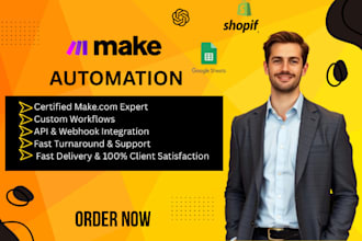 set up make com automation, make com, make com expert, make expert, made com
