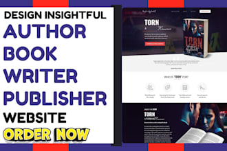develop author website book author website book ebook website