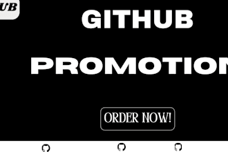 do github website promotion, github to gain permanents stars watcher and fork re
