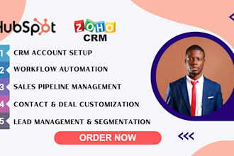 setup real estate hubspot crm, zoho crm, follow up boss