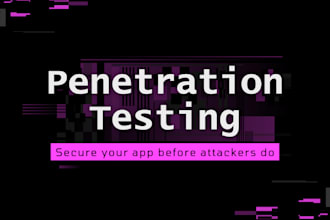 do pentest on your website with report