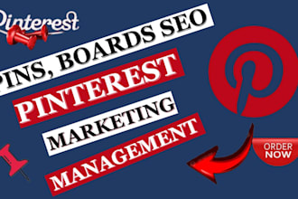 be your pinterest marketing manager ads seo stragiest optimize boards and design