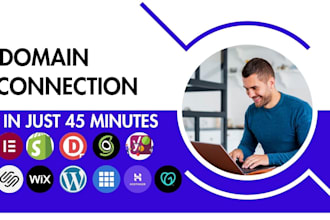 connect or transfer your domain to your website in few minutes
