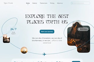 travel website, tour travel agency website, tourism website, booking website