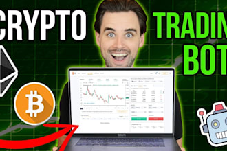 create an ai powered crypto trading bot for kucoin, bybit, binance and okx