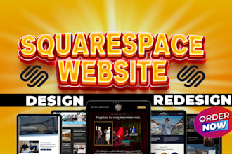 build squarespace website design or development squarespace website redesign