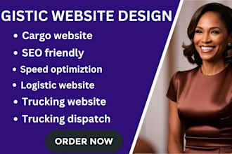 create logistic website dispatch trucking cargo freight broker website with wix