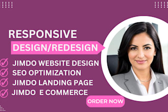 design and redesign fully responsive jimdo website and blog jimdo landing page