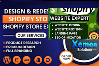 design shopify store, shopify banner, shopify expert, online store expert