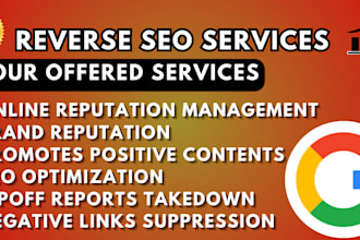 do online reputation reverse SEO pushdown negative link articles mugshots online