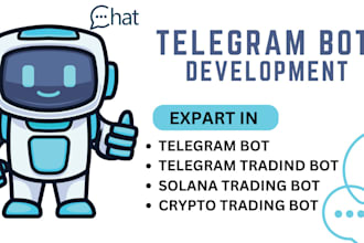 custom telegram bot development with features and functionalities