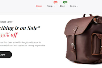 design leather product shopify store leather website leather product store