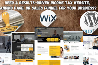 design income tax website finance website tax preparation accounting website