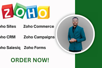 create zoho sites zoho commerce zoho crm zoho campaigns zoho forms zoho salesiq
