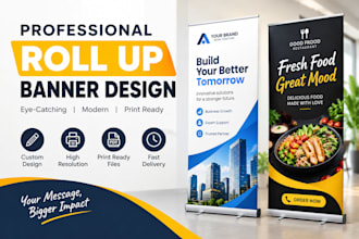 create roll up banner, retractable banner, standee, roller banner, billboard