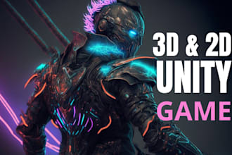 creat unity 2d unity 3d game video games in unity game development expert ios os