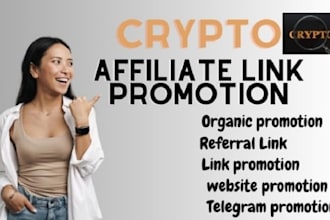 affiliate marketing crypto website promotion, promote tg referral link sign up