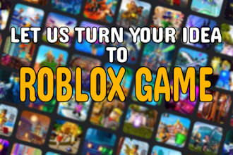 create your roblox game