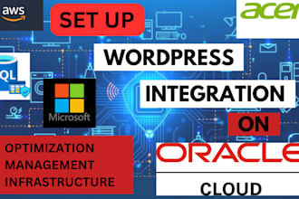 do oracle cloud integrate word press aws sql azure ebs google infrastructure